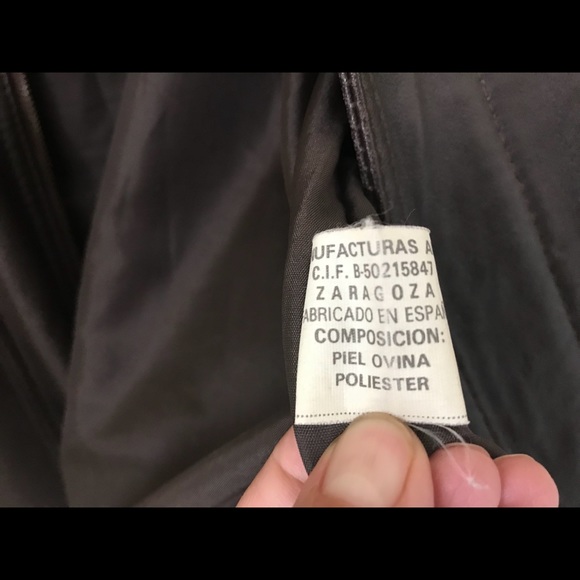 Vintage Brown real genuine leather jacket size XL - Picture 4 of 8